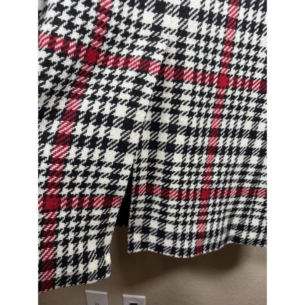 Talbots Women’s Plaid Wool Coat Sz 10 Classic Preppy Office Tweed - Picture 9 of 9